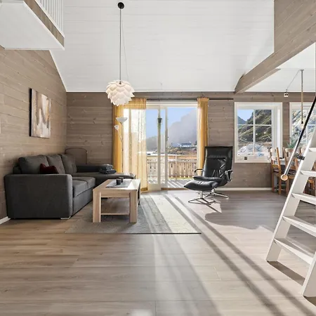 Akselhuset-koselig Hus Rett Ovenfor Kaikanten Midt I Lofoten Ferienhaus *